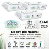 Sleepy Bio Natural Wet Wipes 40 Sheets X 3pack Sleepy Bio Natural 40 Sheets 12 Pack Wet Wipes