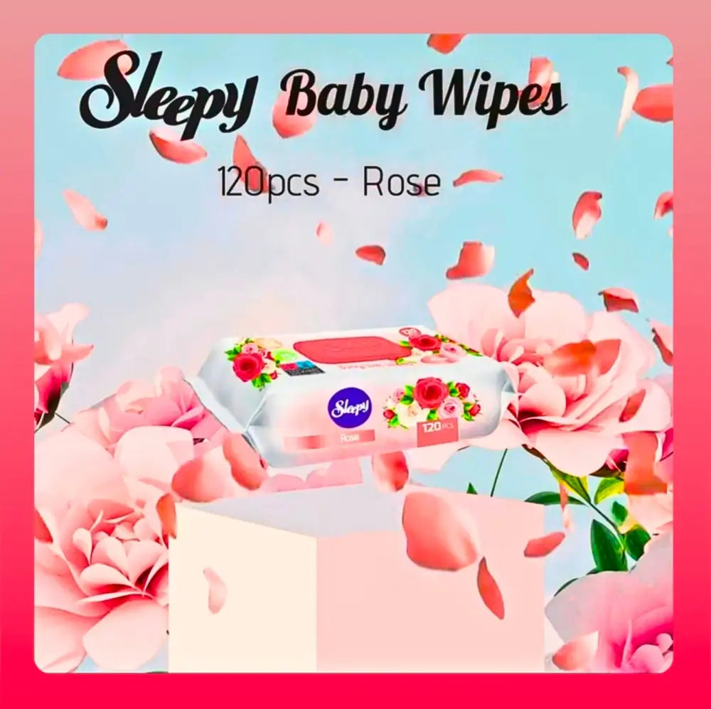 Sleepy Rose 120 Wet Wipes Sleepy Rose Lingettes 120 Wet Wipes