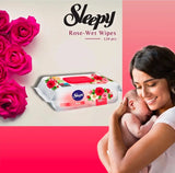 Sleepy Rose 120 Wet Wipes Sleepy Rose Lingettes 120 Wet Wipes