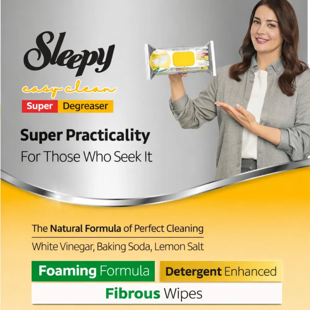 Sleepy Super Degreaser Towel 30 Sheets - Sleepy Super Degreaser Towel 30 Sheets