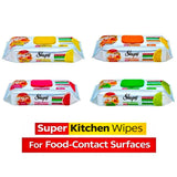 Sleepy Super Kitchen Lemon 2x50 - 100 Wipes Sleepy x50 Super Kitchen Wipes