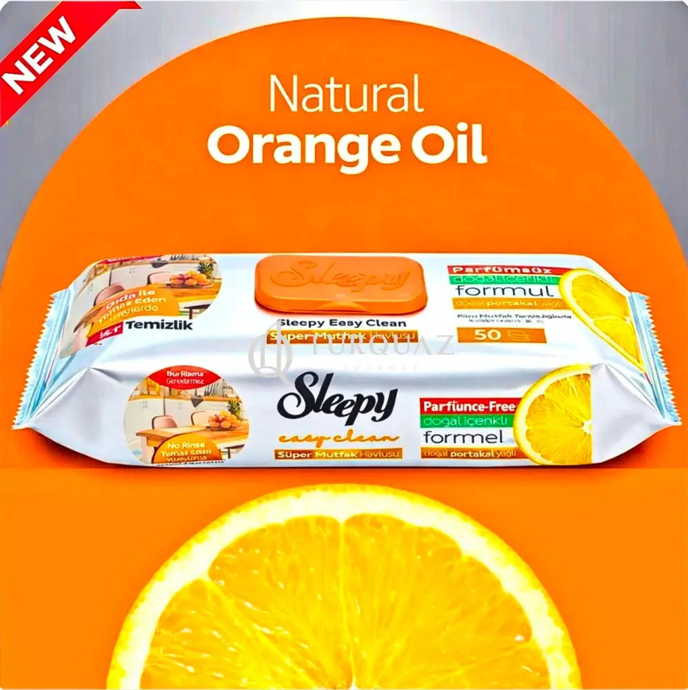 Sleepy Super Kitchen Orange 2x50 - 100 Wipes Sleepy Super Kitchen Orange 2x50 - 100 Wipes