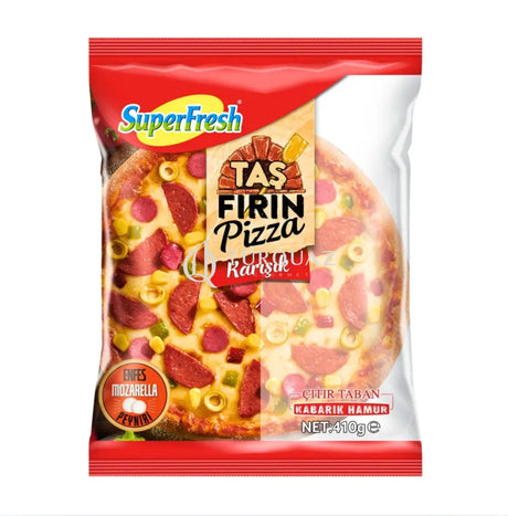 SuperFresh Mix Pizza 410g SuperFresh Pizza With Sucuk