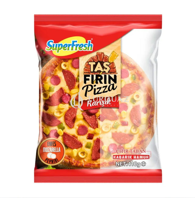 SuperFresh Mix Pizza 410g SuperFresh Pizza With Sucuk