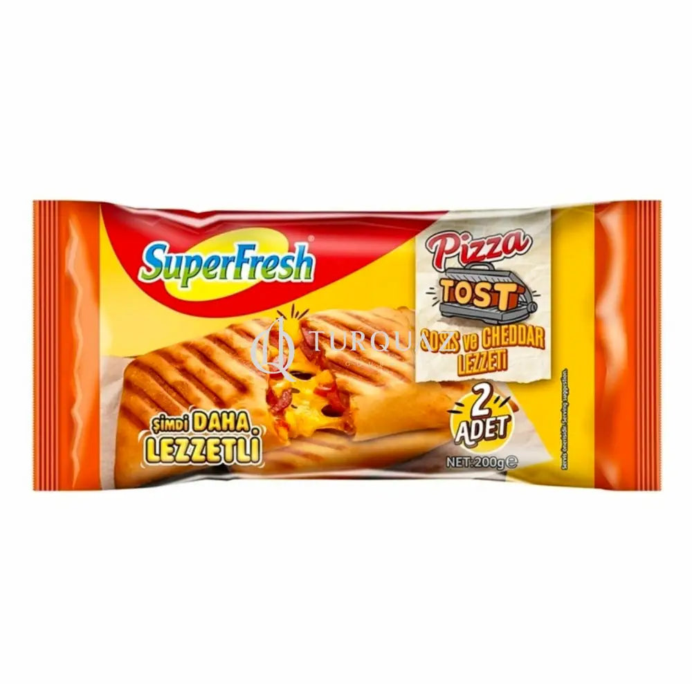 SuperFresh Pizza Toast with Cheddar 12x200g - SuperFresh Pizza Toast With Cheddar 12x200g