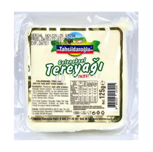 Tahsildaroglu Traditional Butter 125g Traditional Butter