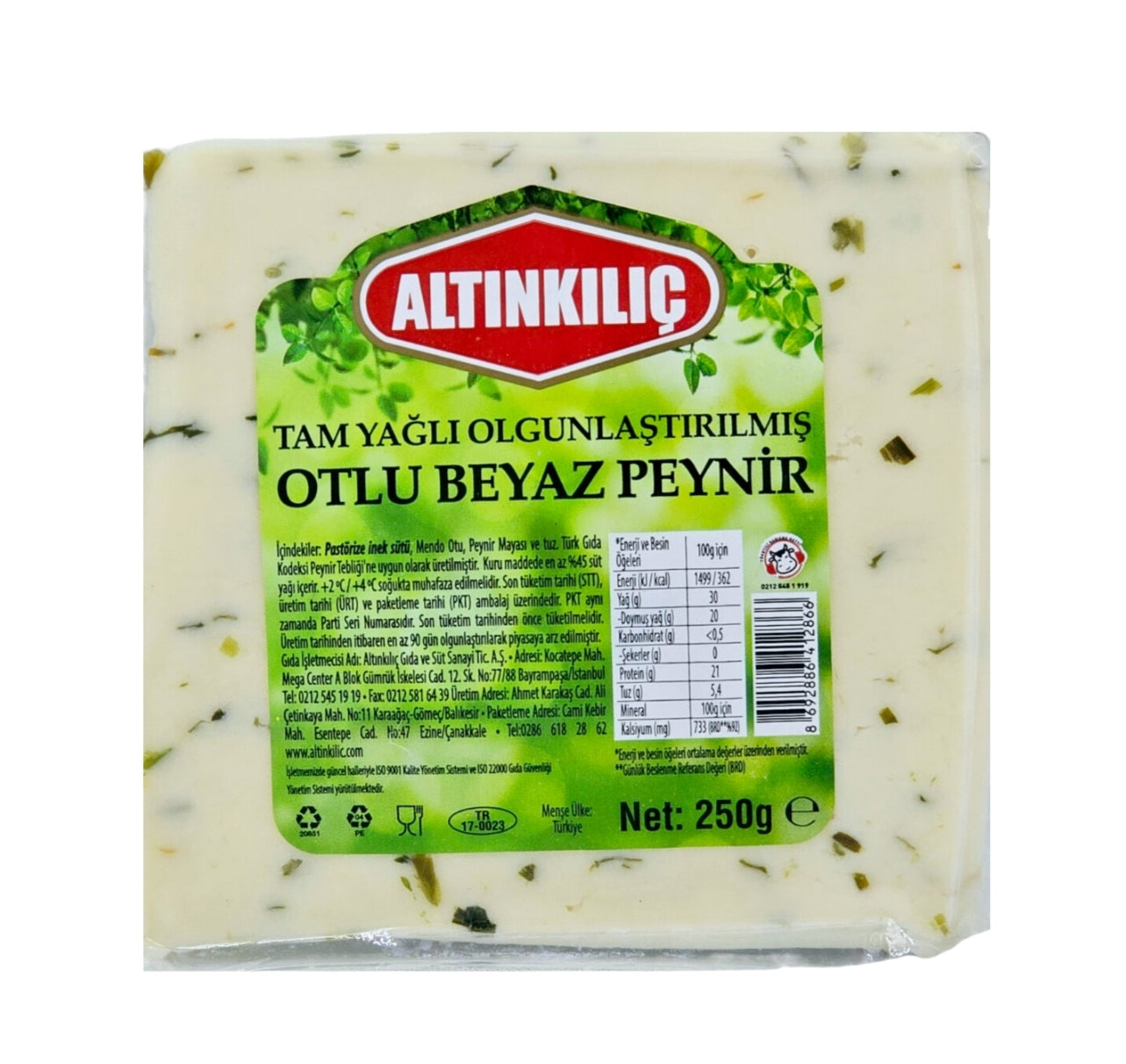 AltinKilic Herb Cheese 250 Gr