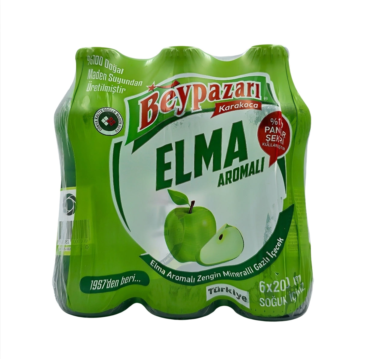 Beypazarı Apple flavor Mineral Water 200 Ml 6 pcs/Pack