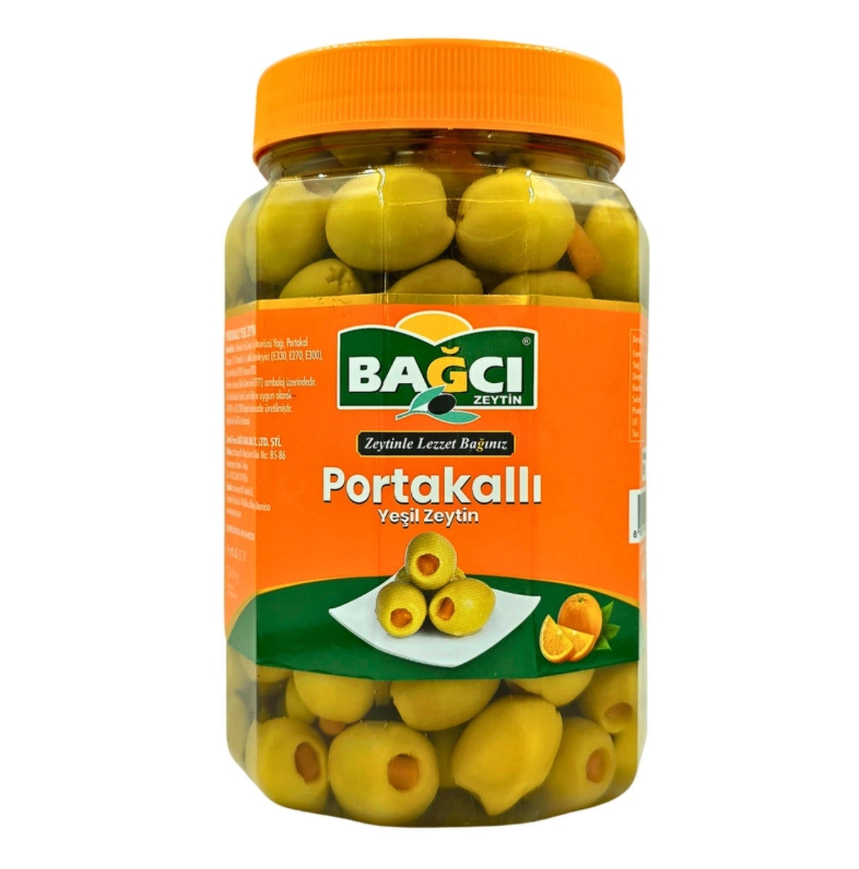 Bagci Green Olives Stuffed With Orange 700 Gr