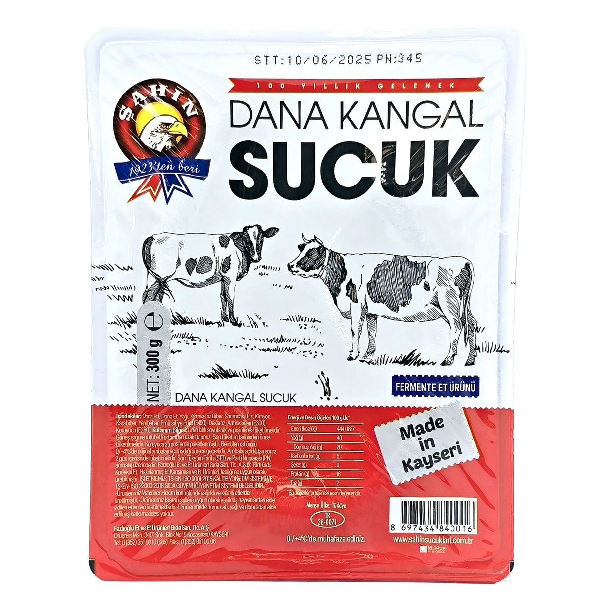 Sahin Sucuk Kangal 300g