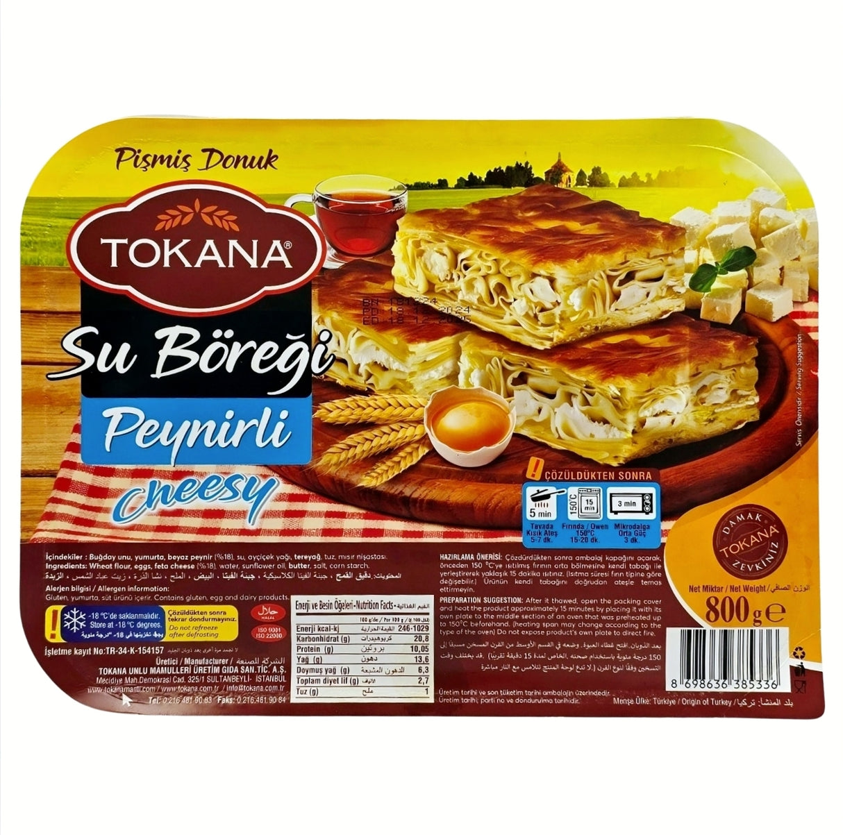 Tokana Cheese Borek 800 Gr