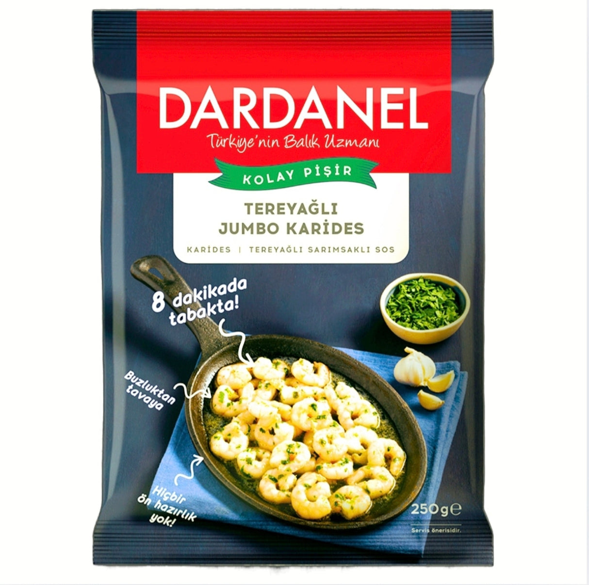 Dardanel Butter Jumbo Prawns 250 Gr