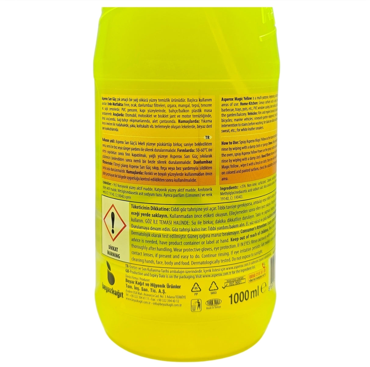 Asperox Yellow Power Ultra Oil Remover 1000 ml