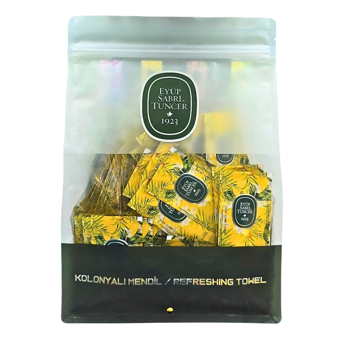 Eyup Sabri Tuncer Classic Lemon Cologne Towel 150pcs (Small Size)