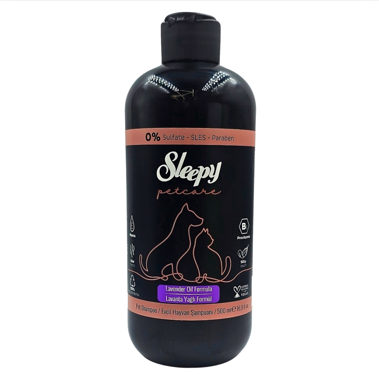 Sleepy Petcare Lavender Oil Pet Shampoo 500ml