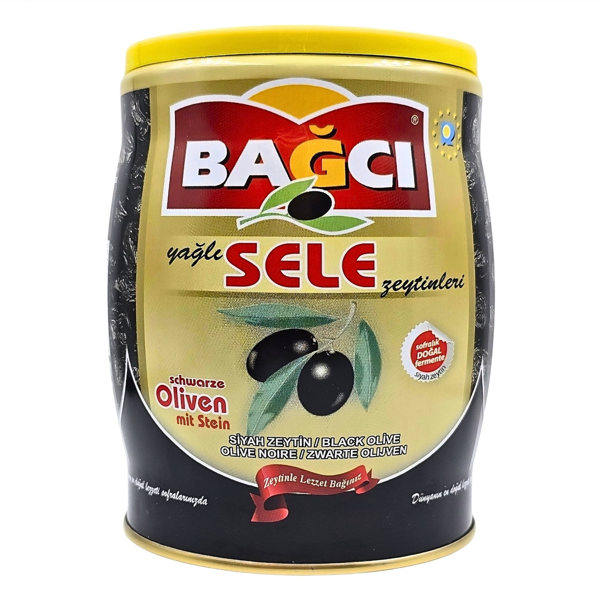 Bagci Oily Olives Black Olives Tin 750g