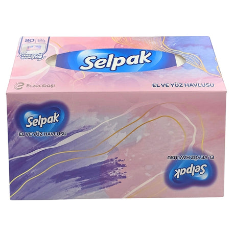 Selpak Hand Face Towel 80pcs