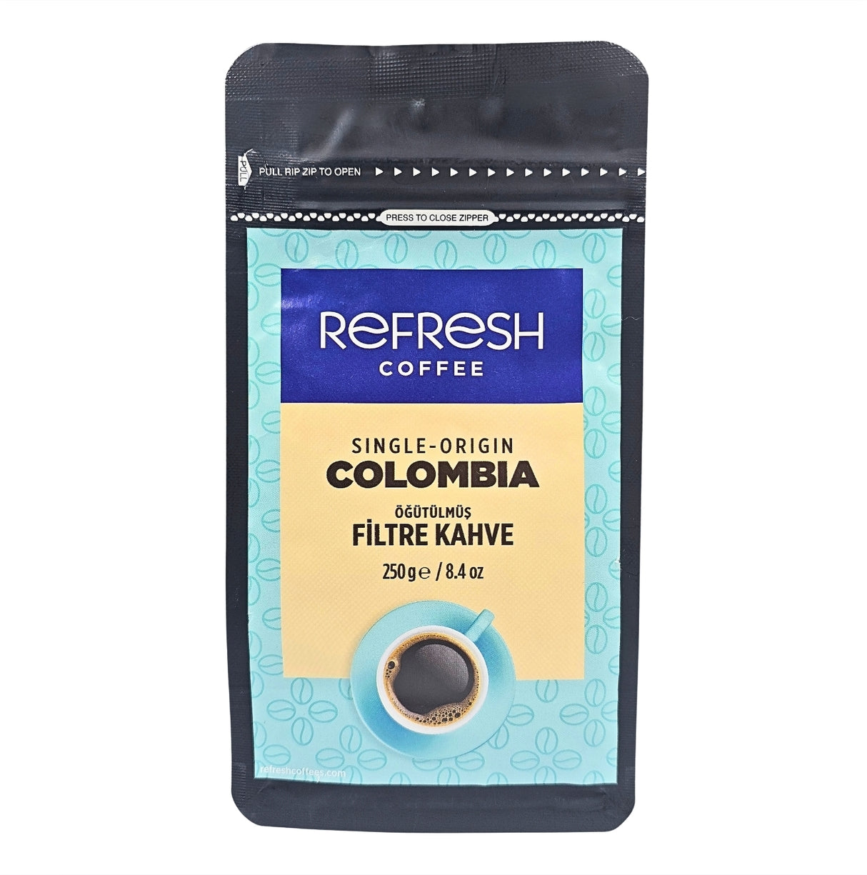 Refresh Espresso Colombia Filter Coffee 250g