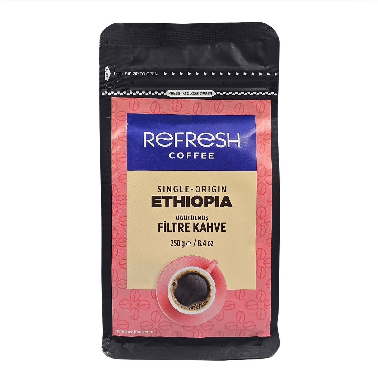 Refresh Ethiopia Ground Filter Coffee 250g