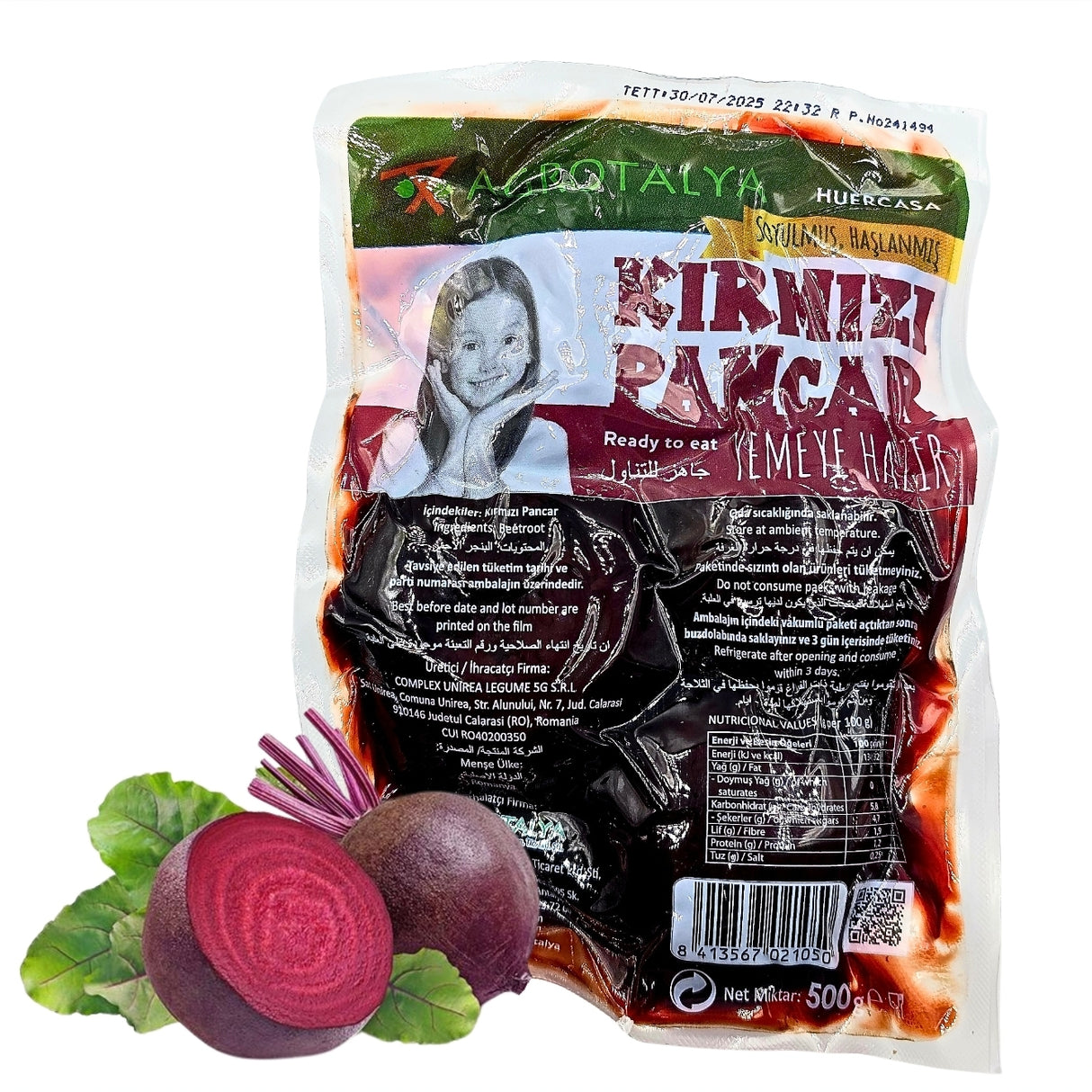 Agrotalya Ready to Eat Fresh Red Beetroot 500g