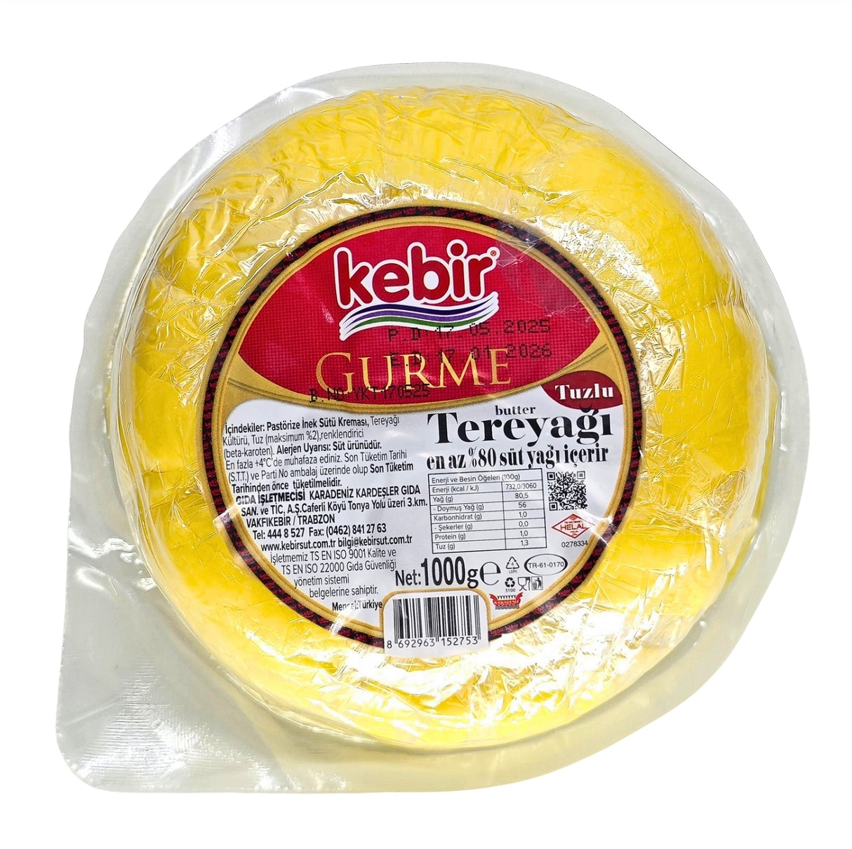 Kebir Gourmet Salted Butter 1000g