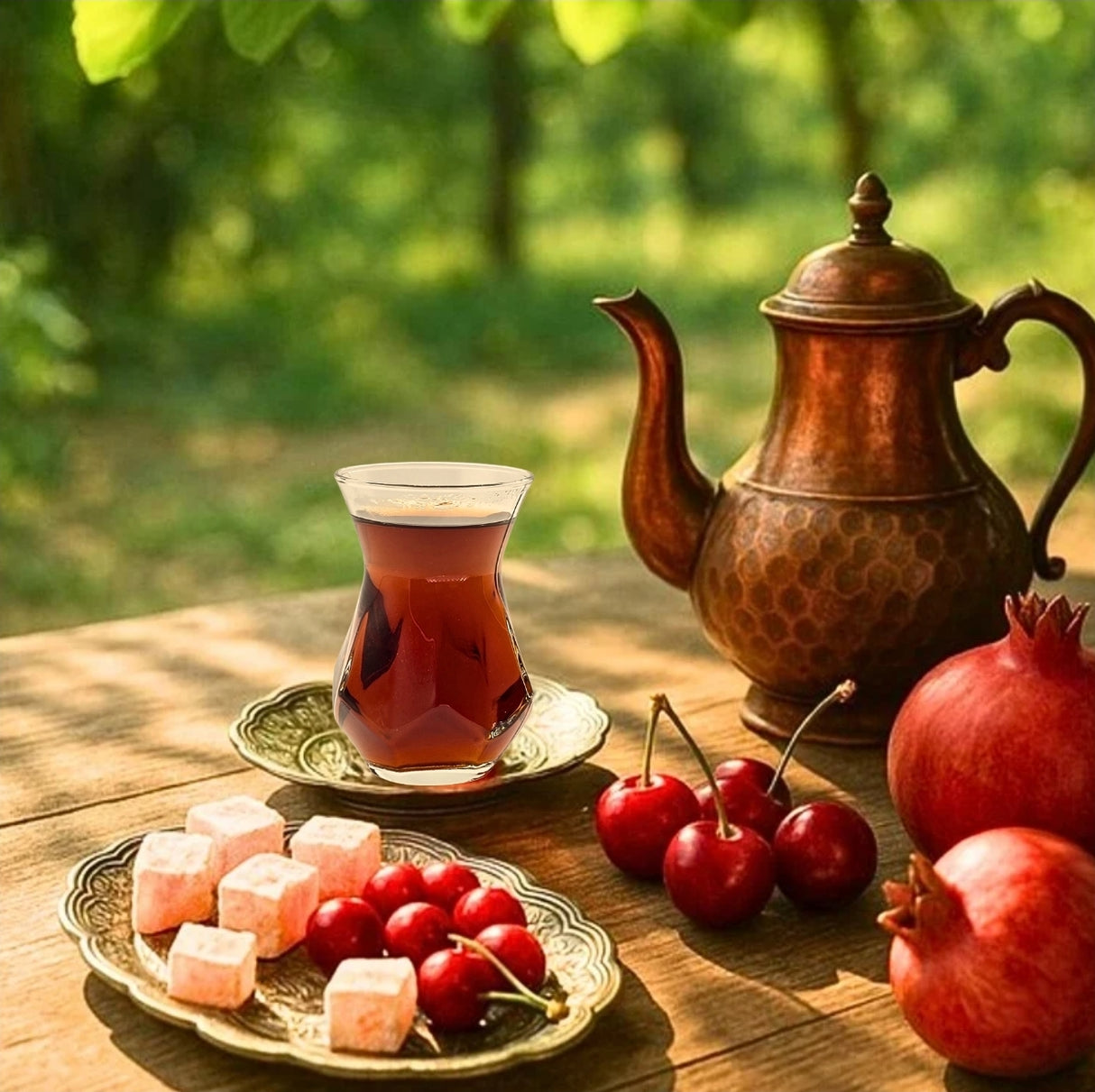 Lav Alya 12pcs Turkish Tea Glasses Set