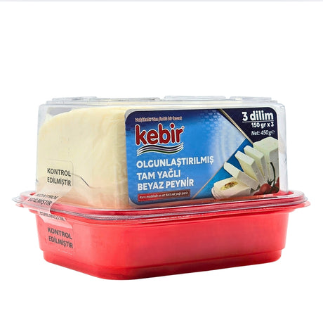 Kebir Full Fat Aged White Cheese 3pcsX450g