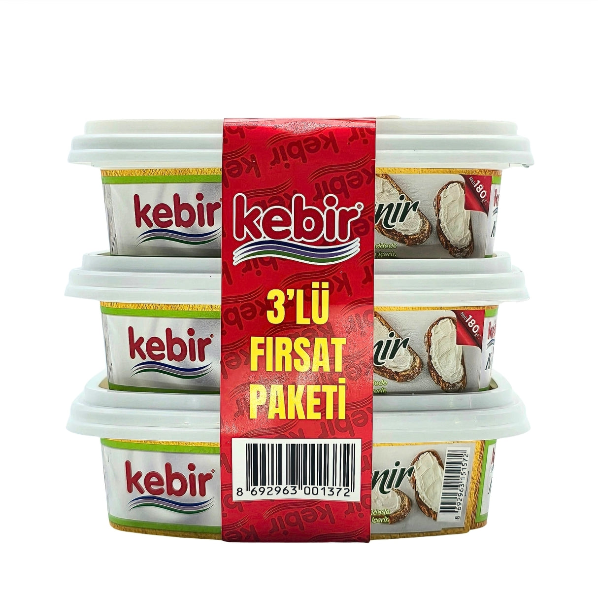 Kebir Cream Cheese 3pcsX180g (Combo)