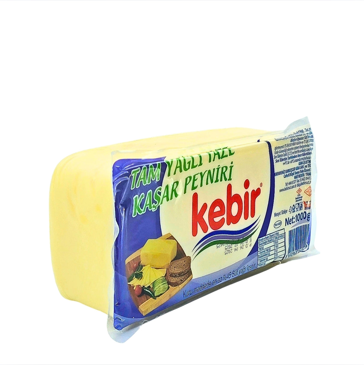 Kebir Block Full Fat Kashkaval Cheese 1000g