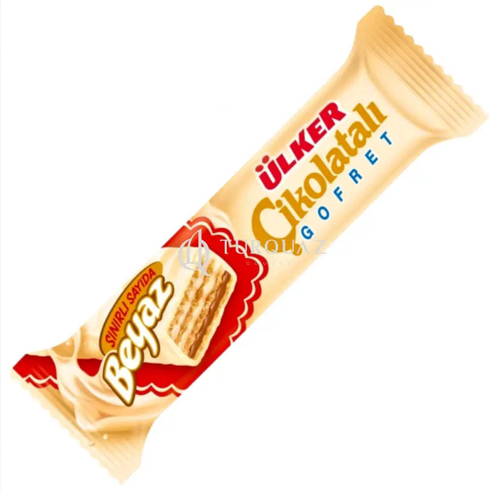 Ulker White Gofret Chocolate bar 35g Turkish Chocolate