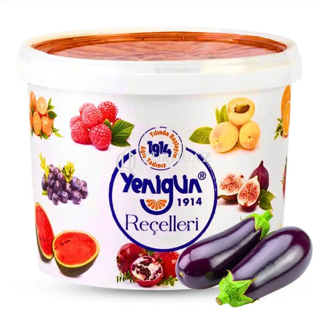 Yenigun Eggplant Jam % 45 5 Kg - Yenigun Eggplant Jam % 45